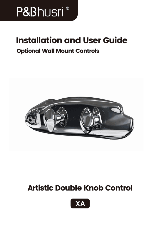 Artistic Double Knob Control Electrical Rough-In Installation Guide